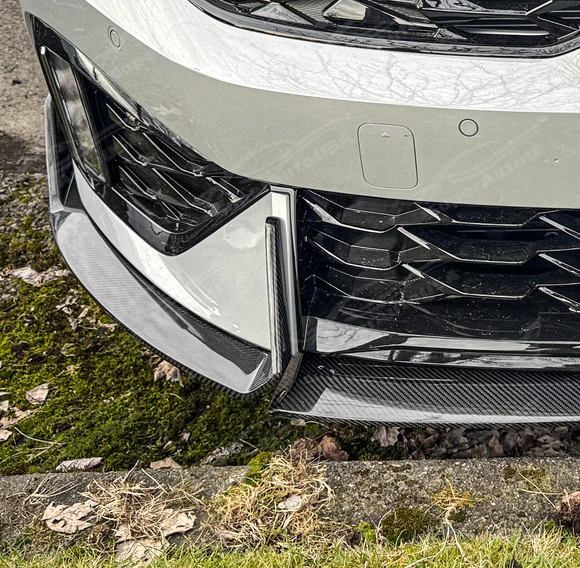 Fits KIA K5 2025+ Real Carbon Fiber Front Splitter Lip Spoiler Lower Bumper Lip - Image 9
