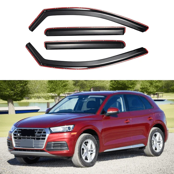 Q5-21-IC.webp Fits 2021-2024 Audi Q5 In-Channel Vent Window Visors Rain Guards Shade Deflectors - Image 1