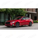 Fit For 2014-2023 Infiniti Q50 Sedan Front Bumper Grille Trim Cover - Image 3