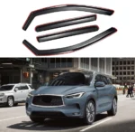 In-Channel Window Visor Sun Rain Guard For Infiniti QX50 19-24