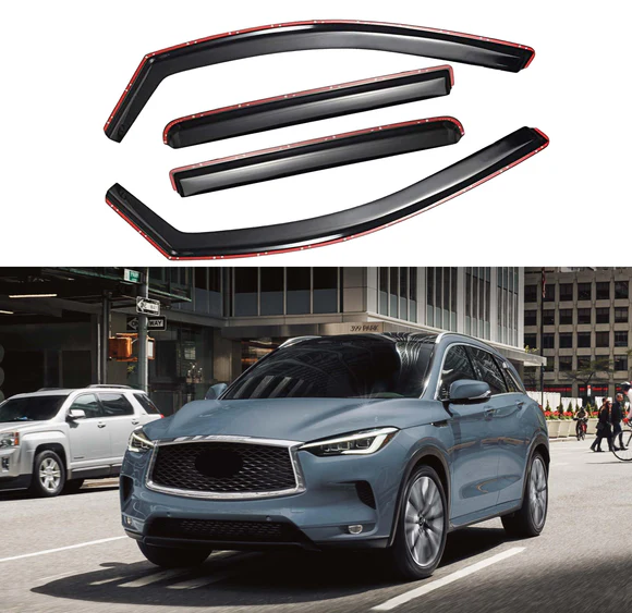 QX50-19-IC.webp In-Channel Window Visor Sun Rain Guard For Infiniti QX50 19-24 - Image 1