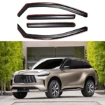 Fits 2022-24 Infiniti QX60 In-Channel Window Visor Rain Guard Wind Deflector