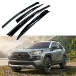 Fit 2019-2024 Toyota RAV4 3D Mugen Style Window Visors Rain Sun Wind Guards