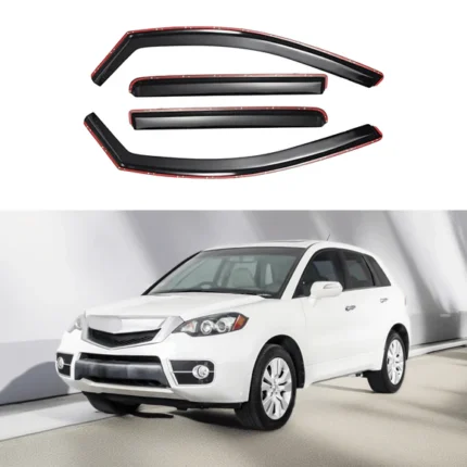Fits 2007-2012 Acura RDX In-Channel Vent Window Visors Rain Guards Shade Deflectors