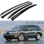 Fit 2013-2018 Acura RDX Out-Channel Vent Window Visors Rain Sun Wind Guards Shade Deflectors - Image 3