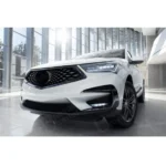 For Acura RDX 2019-2021 Gloss Black Front Bumper Upper Grill/Grille Assembly - Image 9