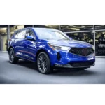 For Acura RDX 2019-2021 Gloss Black Front Bumper Upper Grill/Grille Assembly - Image 8