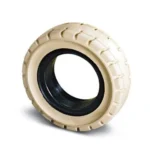 Solid Resilient Forklift Tires 23x9-10 - 6.5" Rim Width - Image 2