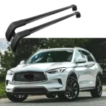 Fit 2017-2021 Infiniti QX50 Black Roof Rack Baggage Luggage Cross Bar Crossbar