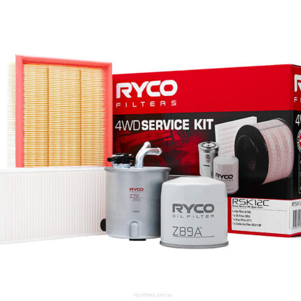 Oil Air Fuel Cabin Filter Service Kit Ryco for NAVARA 2005-2015 Diesel D40 Spain 2.5L RSK12C