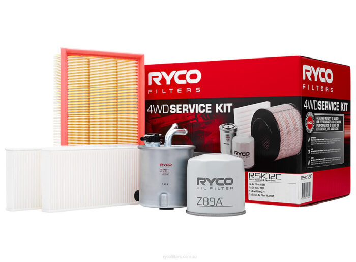 Oil Air Fuel Cabin Filter Service Kit Ryco for NAVARA 2005-2015 Diesel D40 Spain 2.5L RSK12C - Image 1