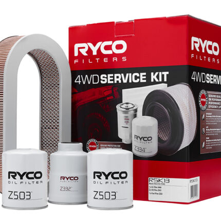 Oil Air Fuel Filter Service Kit Ryco for NISSAN PATROL TY61,GU,Y61 Diesel 4.2L RSK13