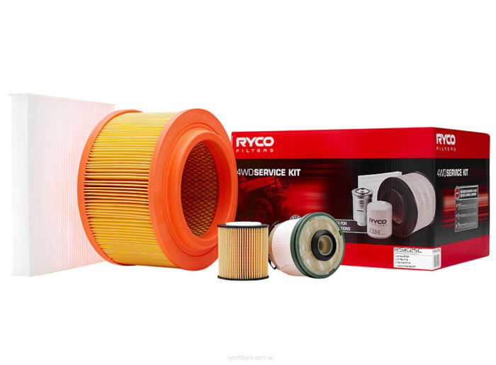 Oil Air Fuel Cabin Filter Service Kit Ryco for Ranger Mazda BT50 2.2 3.2L Diesel RSK25C - Image 1