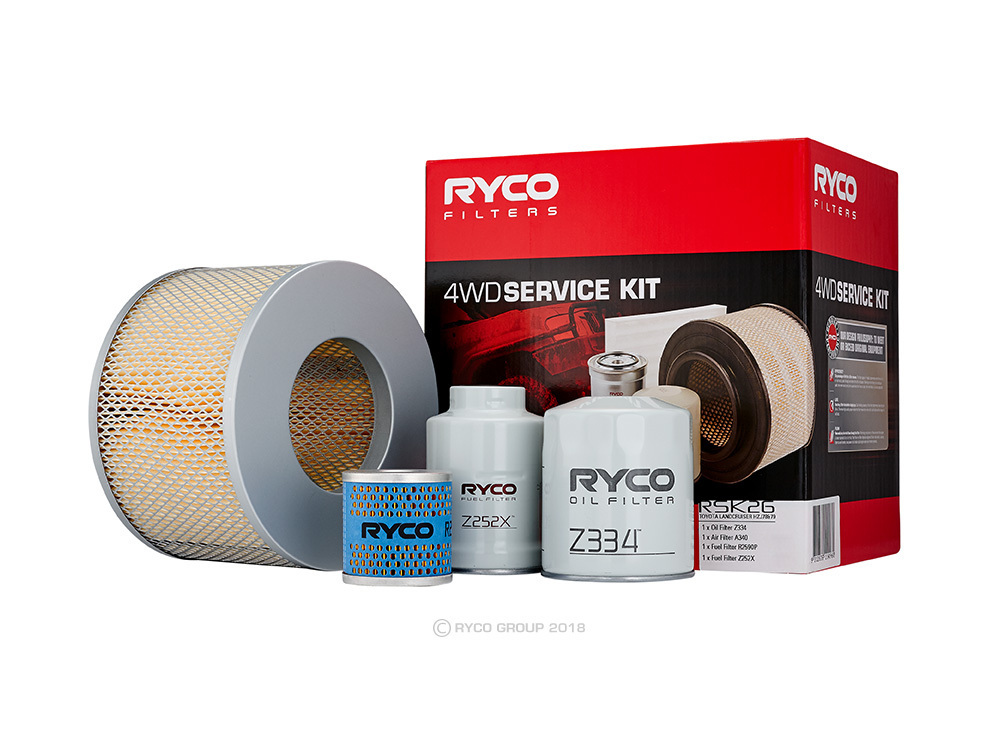 RSK26-1.jpg Oil Air Fuel Filter Service Kit Ryco for PRADO Diesel KDJ150 3L 2009-2015 RSK16C - Image 1