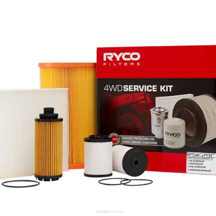 Oil Air Fuel Cabin Filter Service Kit Ryco for Colorado Trailblazer RG 2.8L Diesel 2012-2020 RSK29C