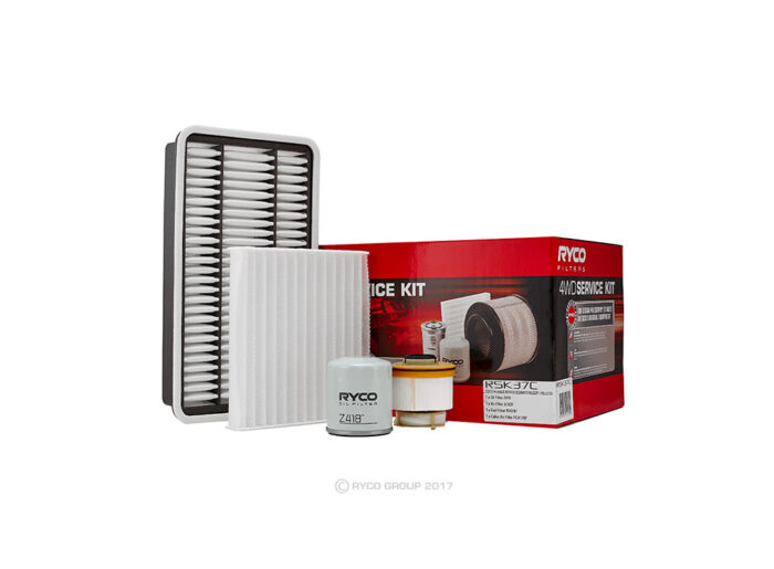 Oil Air Fuel Filter Service Kit Ryco RSK37C Suitable for TOYOTA HIACE/COMMUTER KDH200/201/223 3.0L 08/04-01/19 - Image 1