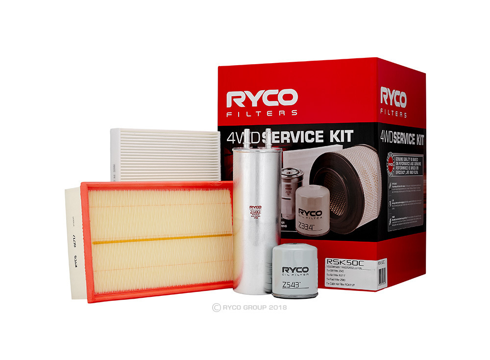RSK50C.jpg Oil Air Fuel Filter Service Kit Ryco RSK50C for VW 7EA 7JD SFD 7EH TRANSPORTER 04/05-ONWARDS - Image 1