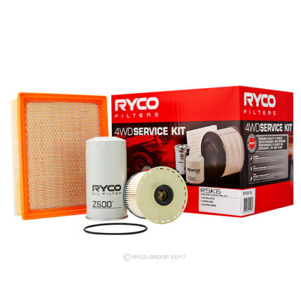 Oil Air Fuel Filter Service Kit Ryco RSK6 for HOLDEN ISUZU RODEO COLORADO RA TFR TFS RC 3.0L 03/08-06/12