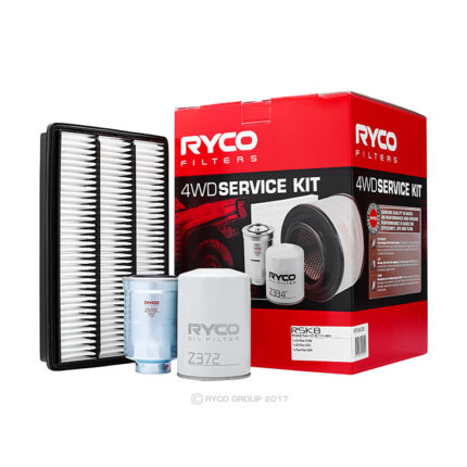 Oil Air Fuel Filter Service Kit Ryco RSK8 for��� MITSUBISHI PAJERO, NS,NT,NW,NX, 3.2 DI-D 4WD (V98W, V88W) 01/09-09/16