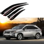 Fit 2010-2015 Lexus RX350 RX450h Out-Channel Vent Window Visors Rain Sun Wind Guards Shade Deflectors