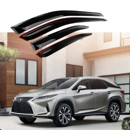 Fit 2016-2022 Lexus RX350 OE Style Vent Window Visors Rain Sun Wind Guards Shade Deflectors