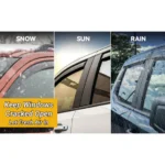 In-Channel Rain Guards Window Visors Vent Deflectors For 2014-2024 Infiniti QX80 - Image 6