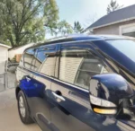 In-Channel Rain Guards Window Visors Vent Deflectors For 2014-2024 Infiniti QX80 - Image 3