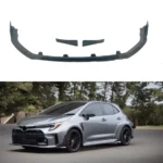 Real Carbon Fiber 2-In-1 Car Kit Front Lips with Corner Splitters Fit Toyota GR Corolla 2022-2025