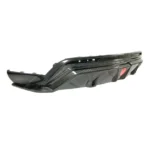 (Pre-order) Fits 2020-2025 Tesla Model Y Real Carbon Fiber Rear Bumper Diffuser W/ LED Light - Image 2