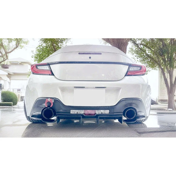 Fits 2022-2025 GR86 Real Carbon Fiber Rear Bumper Lower Diffuser Body Kit - Image 5