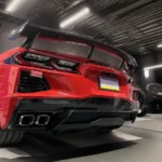 Real Carbon Fiber Rear Bumper Lower Diffuser Spoiler Fit Chevrolet Corvette (C8) 2020-2025 - Image 5