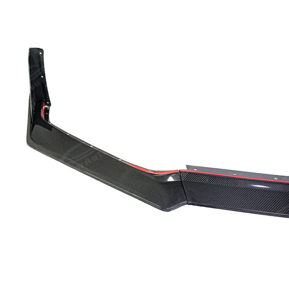 Real Carbon Fiber ZR1 Style Front Splitter Lip Spoiler Fits 2020-2025 Chevrolet Corvette C8 - Image 2