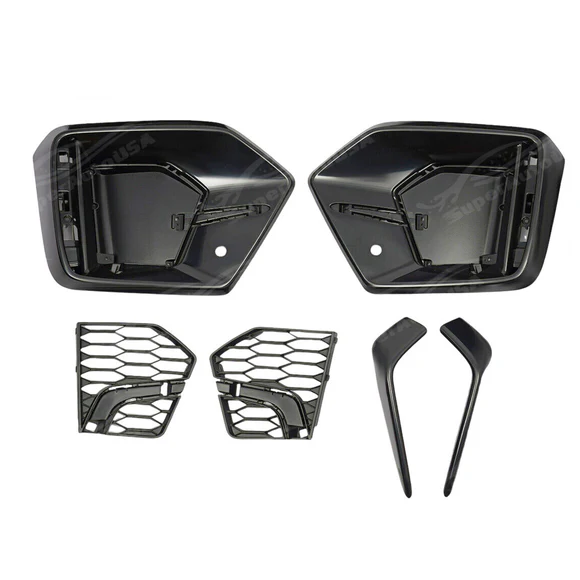 Fits 2017-2021 Honda Civic Si Fog Light Rear Pair Cover Set - Image 6