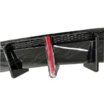 Fits 2017-2023 BMW 530i 540i Sedan 5 Series Rear Bumper Diffuser Lips Body Kits w/ LED Light - Image 6