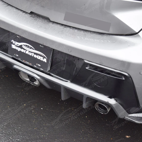 Real Carbon Fiber Rear Diffuser Bumper lip Spoiler Body Splitter Fit Toyota GR Corolla 2023-2026 - Image 4