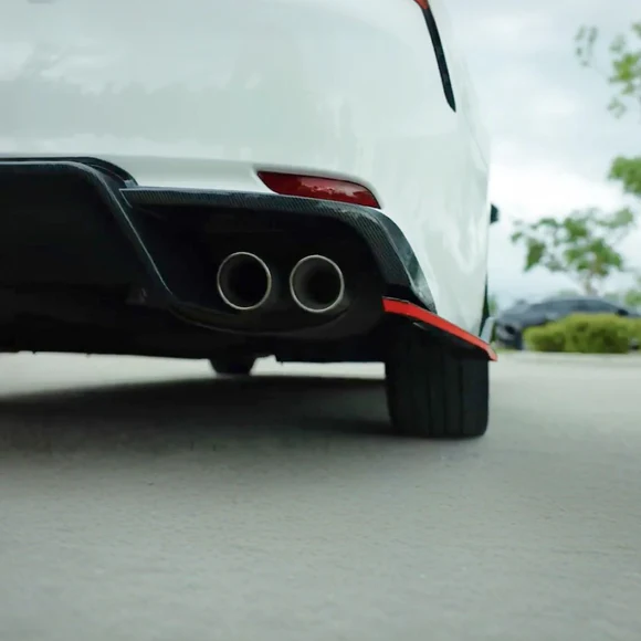 TRD Style Rear Diffuser Bumper lip Spoiler Body Splitter & Rear corner splitters Fits Toyota Camry 2018-2024 - Image 13