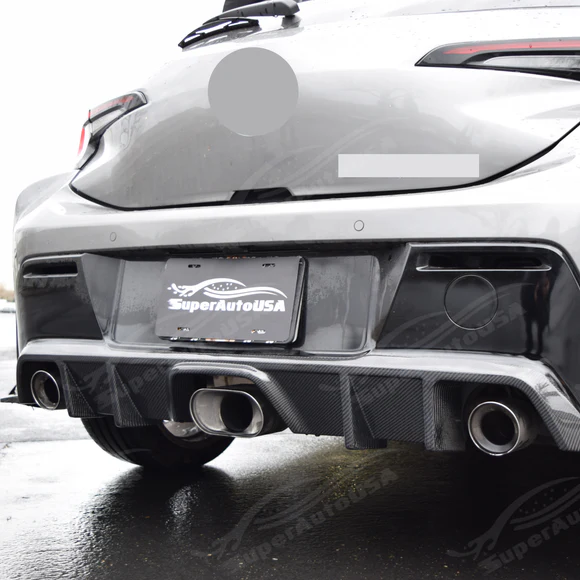 Real Carbon Fiber Rear Diffuser Bumper lip Spoiler Body Splitter Fit Toyota GR Corolla 2023-2026 - Image 7