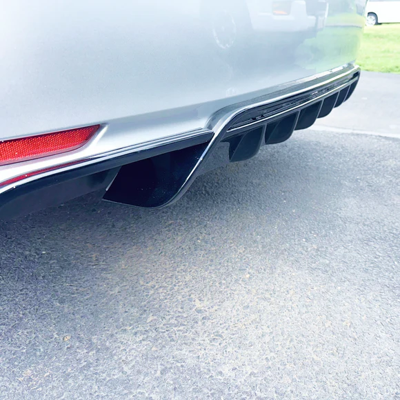 TRD Style Rear Diffuser Bumper lip Spoiler Body Splitter & Rear corner splitters Fits Toyota Camry 2018-2024 - Image 4