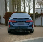 Fit 2023-2024 BMW 5 Series G60 M Sport Gloss Black Rear Spoiler Wing - Image 4