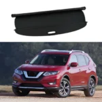 Fits 2014-2020 Nissan Rogue Luggage Rear Trunk Retractable Tonneau Cargo Cover (Black)