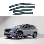 For Nissan Rogue 21-23 Window Visors Carbon Fiber Painted Trim Shade Deflectors