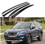 Fit 2021-2024 Nissan Rogue Vent Window Visors Rain Sun Wind Guards Shade Deflectors - Image 3