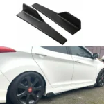 For Hyundai Sonata 2008-2020 Black Side Skirts Splitter Spoiler Diffuser Wing