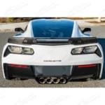 Fits Chevrolet Corvette C7 Light Tinted Wick Bill Rear Spoiler Extension - Image 6