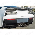 Fits Chevrolet Corvette C7 Light Tinted Wick Bill Rear Spoiler Extension - Image 7