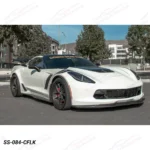 Fits 2014-19 Corvette C7 Z06 Style Side Skirts Rocker Panel Extension - Image 9