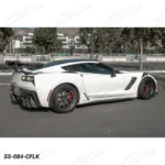 Fits 2014-19 Corvette C7 Z06 Style Side Skirts Rocker Panel Extension - Image 12