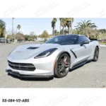 Fits 2014-19 Corvette C7 Z06 Style Side Skirts Rocker Panel Extension - Image 14