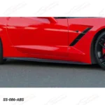 Fits Chevrolet Corvette C7 EOS Style Side Skirts Rocker Panels - Image 8