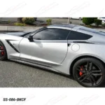Fits Chevrolet Corvette C7 EOS Style Side Skirts Rocker Panels - Image 10